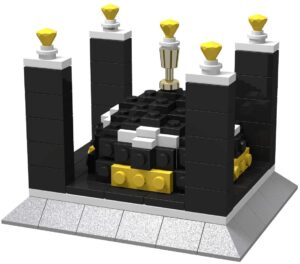 Makkah Kaaba Bricks Building Toy Set Including 93 Steps Instruction Islamic Home Decor Islamic Education - 04