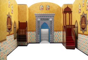 My Portable Cardboard Playhouse Masjid for Muslim Kids-Educational Interactive Toy for Learning Islam - 08